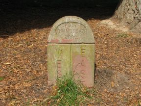 Greenwich Meridian Marker; England; West Sussex; East Grinstead